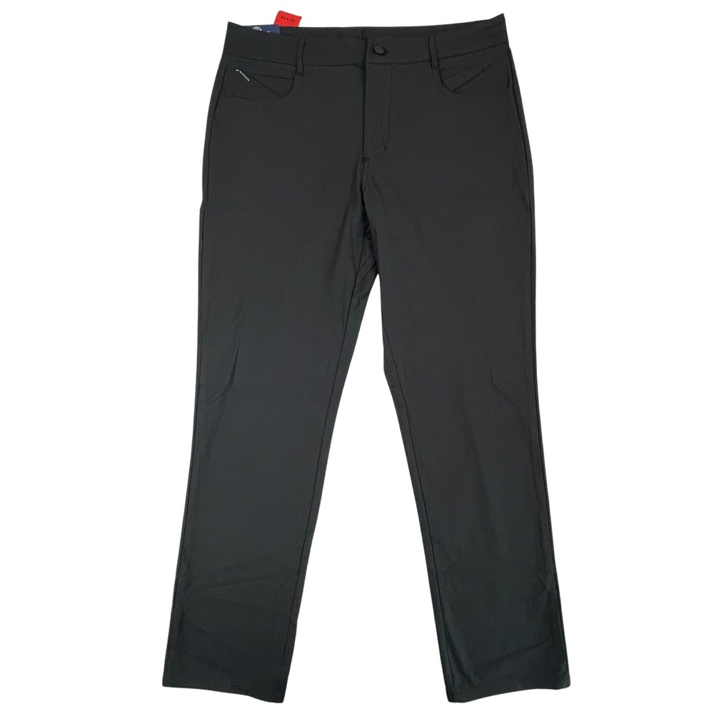 Modern Ambition Mens 34x30 Black Stretch 5-Pocket Active Tech Golf Pants‎ NWT